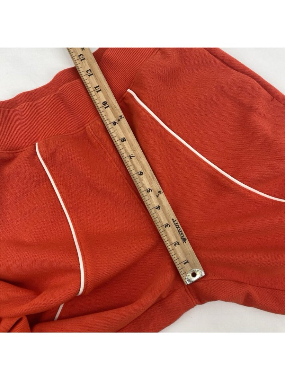 Spanx Size Small Airpique Straight Track Pant In Poppy - Picture 5 of 14